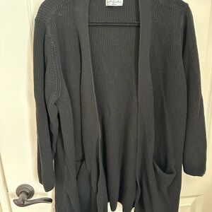 Old Navy Women's Black Open-Front Cardigan